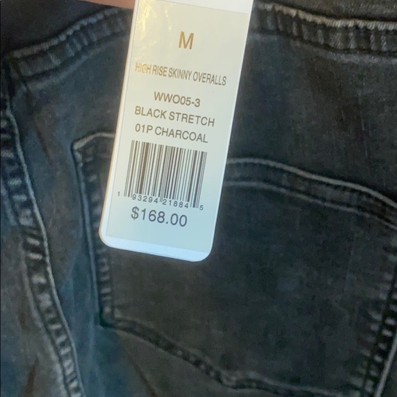 We Wore What High Rise Skinny Black Denim Overall - Picture 12 of 12